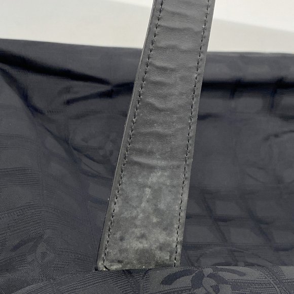 Chanel Tote Bag New Travel Nylon Black Champagne Ladies - Picture 6 of 10